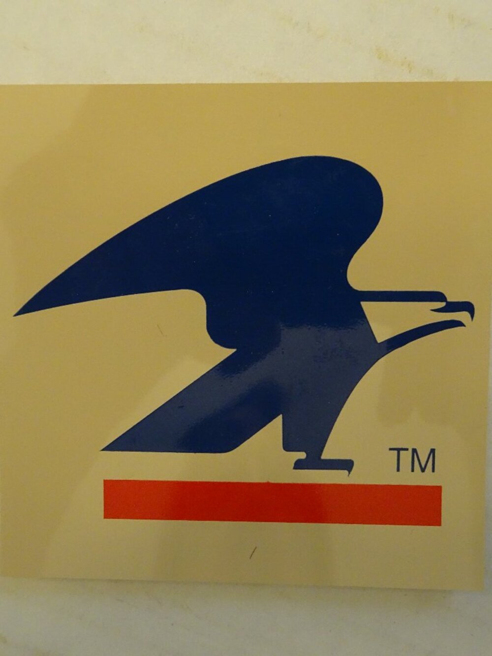 USPS - U. S. Mail - Sonic Eagle Logo Laminated 3 x 3-inch square
